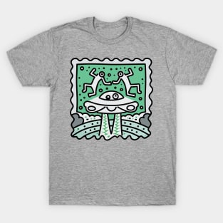 Keith Haring Inspired Alien connection T-Shirt